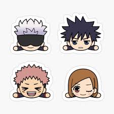 jujutsu kaisen characters by blackhelmet | Cute stickers, Anime stickers,  Anime chibi