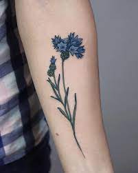Little Cornflower Done At No Name Tattoo Shop Some Time Ago Tattoo Tattoos Plants Flowers Botanical Botanicaltattoos Tattoos Tattoo Shop Body Tattoos