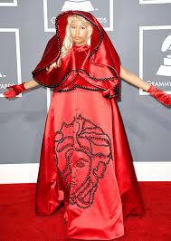Grammy Awards 2012 Red Carpet Nicki Minaj Roman Holiday Nicki Minaj Grammy Awards