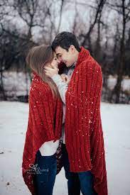 Blog Brianna Record Photography Winter Couple Pictures Winter Engagement Photos Creative Engagement Photo