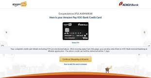This is an excellent credit card as its free for lifetime, gives up to 5% cashback on amazon shopping and 1% cashback on other shopping. Getting The Amazon Pay Icici Bank Credit Card