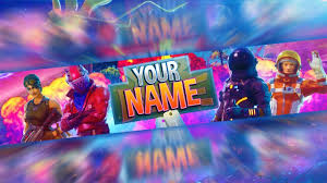 There will also a new fortnite battle pass giving you access to new season 8 skins and season 8. Fortnite Free Channel Art Banner Template Photoshop Youtube