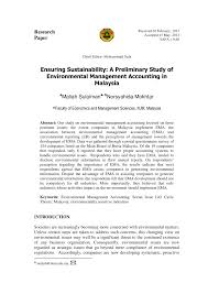 Environmental issues in malaysia include: Pdf Ensuring Sustainability A Preliminary Study Of Environmental Management Accounting In Malaysia