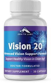 ZenithLab's Vision 20 Supplement Reviews  Safe Ingredients?  Business