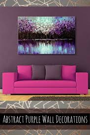 Inspiring Cute And Trendy Purple Wall Art Home Wall Art Decor Purple Wall Art Purple Wall Decor Purple Accent Walls