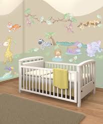 Walltastic Baby Jungle Safari Room Decor Kit Wall Stickers Wall Art Mothercare Decoracion Bebe Cuarto De Bebe Safari En La Selva