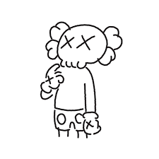 Our interactive activities are interesting and help children. Kaws Companion Slimlim Line Art Mini Drawings Graffiti Drawing Kaws Painting