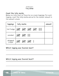 Grade First Graphing And Tally Charts Worksheets Activities