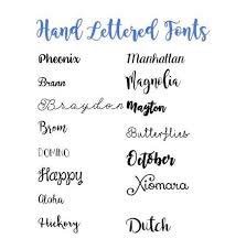 Hand Lettered Name Vinyl Decal Custom Calligraphy Letters Personalized Sticker Hand Lettering Tattoo Lettering Fonts Bullet Journal Hand Lettering