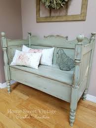 Sweet Little Farmhouse Bench By Home Sweet Vintage Painted Furniture Painted In A Custom Mixed Chalk Pa Vintage Painted Furniture Painted Furniture Furniture