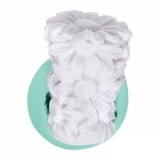 1 Moule En Silicone Cylindre Fleur Camomille 4x7cm Feuille Pour Pate Polymere Fimo Platre Wepam Porcelaine Cire Sculpture Statue