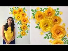 Wrap it around the stem and use the hot glue gun to keep it in place. Easy Making Paper Flowers Crafts Ideas For Home Room Decoration