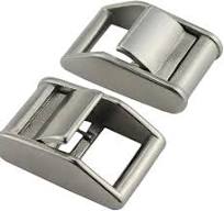 COSIBOA Heavy-Duty 316 Stainless Steel Lock Slider Buckle - Adjustable  Release Strap with Anti-Slip Gear Plate