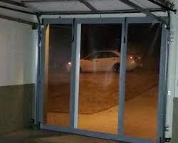 Stationary garage door screen, 0 zipper, with vinyl rod pocket. Product Catalog