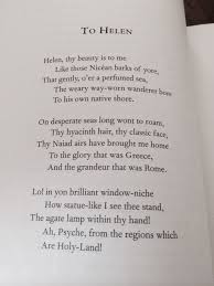 To Helen Edgar Allen Poe Edgar Allen Poe Poems Edgar Allen Poe Words