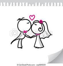Divertenti, serie, dolci, romantiche e tanto altro ancora da dedicare ai propri familiari! Coppia Matrimonio Foglio Coppia Realistico Carta Matrimonio Cartone Animato Canstock