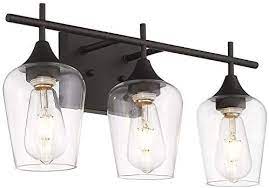 Amazon Com Osimir 3 Light Wall Sconce Industrial Bathroom Vanity Light Over Mirror Wal Bathroom Light Fixtures Bathroom Lighting Bathroom Lights Over Mirror