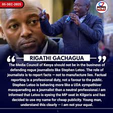 The Media Council of Kenya should not be in the business of defending rogue  journalists like Stephen Letoo. The role of journalists is to report facts  — not to manufacture lies. Factual