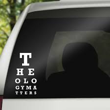 Theology Matters Eye Chart Vinyl Decal