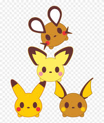 Although if pikachu holds a light ball, its special attack will be double and therefore making it higher than raichu's, even though all of its other stats will still be lower than raichu's so if you use a light ball you should have thunder bolt, thunder, surf, and substitute or something. Tsum Tsum X Pika Family By Itachi Roxas Pichu Pikachu Raichu Dedenne Clipart 818743 Pinclipart