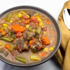 Vegetable Beef Soup Ninja Foodi Or Instant Pot Recipe The Salted Pepper