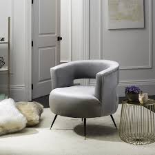Fox6272b Accent Chairs Furniture By Safavieh Mid Century Accent Chair Accent Chairs Mid Century Accents