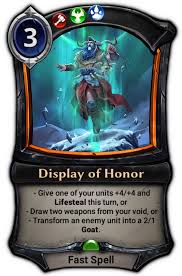 display of honor eternal card game wiki fandom