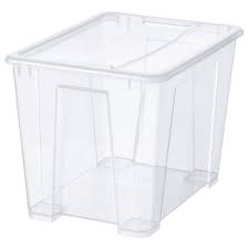 Samla Box Mit Deckel Transparent Ikea Osterreich Storage Boxes With Lids Ikea Storage Boxes Ikea Samla