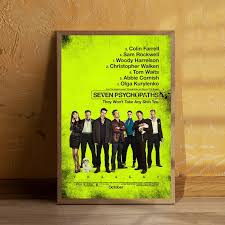Seven Psychopaths (2012)--movie Poster(regular Style) Art Prints,home  Decor,vintage Movie Poster,canvas Poster - Etsy Ireland