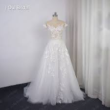 You can still choose from a range of you can find both long and short wedding dresses with cap sleeves, as well as many silhouettes. Cap Sleeve Wedding Dress Illusion Neckline Sequin Layer Lace Appliqued Bridal Gown Wedding Dresses Aliexpress