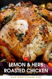 Moist And Delicious Oven Roasted Free Range Whole Chicken With Lemon And Herbs The Best Ro Healthy Chicken Dinner Healthy Holiday Recipes Easy Chicken Recipes