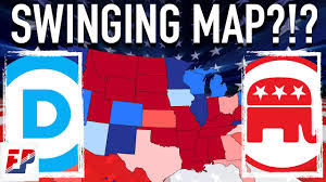 2020 Presidential Election Map If It Swings By 1 Point Youtube