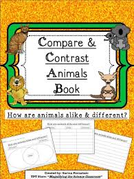 Use This Fun Activity To Show Students How To Describe The Similarities And Differences Of Animals By Flip Book Activities Compare And Contrast Book Activities