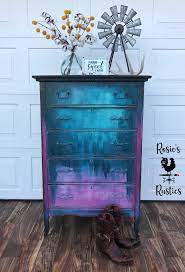 Rustic Boho Western Dresser Boho Furniture Painted Furniture Bohemian Furniture