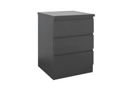 Get the best deals on bedside tables with 3 drawers. Black Howard Black 3 Drawer Bedside Amart Furniture