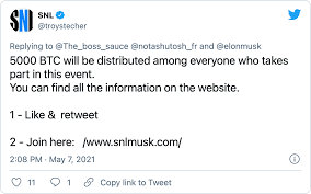 Elon musk finally revealed his nuanced stance on cryptocurrencies, saying that they could be a valid replacement to cash and its usage in illegal transactions. Elon Musk And Snl Scammers Steal Over 10 Million In Fake Bitcoin Ethereum And Dogecoin Crypto Giveaways Blog Tenable