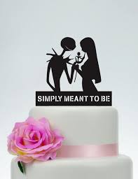 1 package white cake mix (regular size). Simply Meant To Be Wedding Cake Topper Jack And Sally Nightmare Before Christmas Jack Skellington Cake Topper Halloween Wedding Topper Kitchen Dining Home Urbytus Com