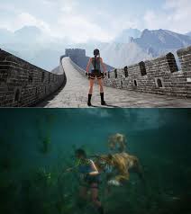 Regarding this demo's lifespan, tomb raider fans should. Tomb Raider 2 Remake The Tigers Can Swim And Dive 9gag