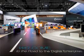 Software Ag Cebit Hannover 2014 Schmidhuber Exibition Design Exhibit Design Inspiration Exhibition Stand Design