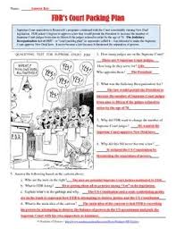 Franklin D Roosevelt Court Packing Cartoon Analysis Court Analysis Students Of History