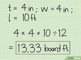 How To Calculate Board Feet 7 Steps With Pictures Wikihow