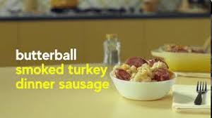 Today i used a smoked sausage (because there is only me.) this imparts a lovely smoky flavor to the mix which i quite enjoy. Butterball Smoked Turkey Dinner Sausage Youtube