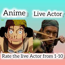 Rate Ussop Live Actor from (1-10) 10 being the highest ✓