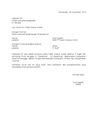 Savesave surat pernyataan dari kampus 2201414016 for later. Surat Izin Ke Luar Kota
