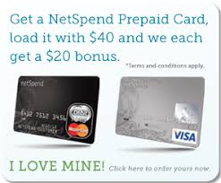 Free prepaid credit cards with no fees & free prepaid debit cards are an alternative to bank all prepaid cards charge various fees, but some of them waive some or all of the fees if you sign up for. Netspend Prepaid Card 20 Referral Bonus Program For Netspend Prepaid Debit Card Promotional Offers And Netspend Referral Bonuses