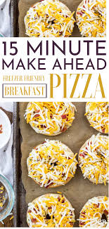 Breakfast Pizza Bagels Recipe Freezer Breakfast Meals Frozen Breakfast Easy Kids Breakfast