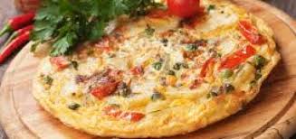 Omelete com aveia e legumes |