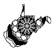 Download West Virginia Map Mandala Animal Svg T Shirt Digital Mandalasvg Com