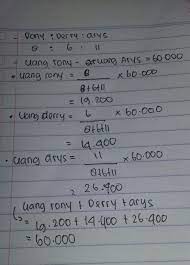 Maybe you would like to learn more about one of these? Perbandingan Banyaknya Uang Rony Derry Dan Arys Adalah 8 6 11 Jika Selisih Uang Rony Dan Arys Brainly Co Id