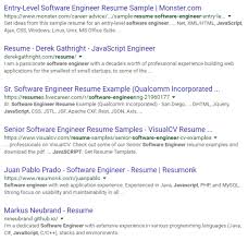 How To Do A Successful Google Resume Search